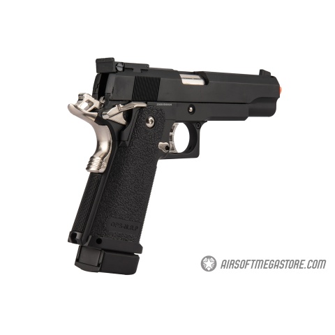 Golden Eagle 3302 OPS-MRP Hi-Capa 5.1 Gas Blowback Airsoft Pistol - BLACK