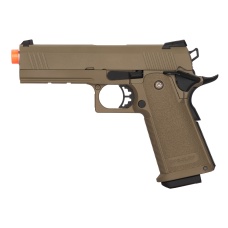 Golden Eagle IMF 3303 OPS-M.RP Hi-Capa 1911 Gas Blowback Airsoft Pistol - DARK EARTH