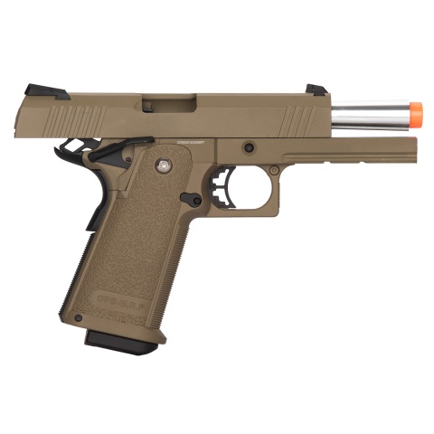 Golden Eagle IMF 3303 OPS-M.RP Hi-Capa 1911 Gas Blowback Airsoft Pistol - DARK EARTH