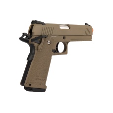Golden Eagle IMF 3303 OPS-M.RP Hi-Capa 1911 Gas Blowback Airsoft Pistol - DARK EARTH
