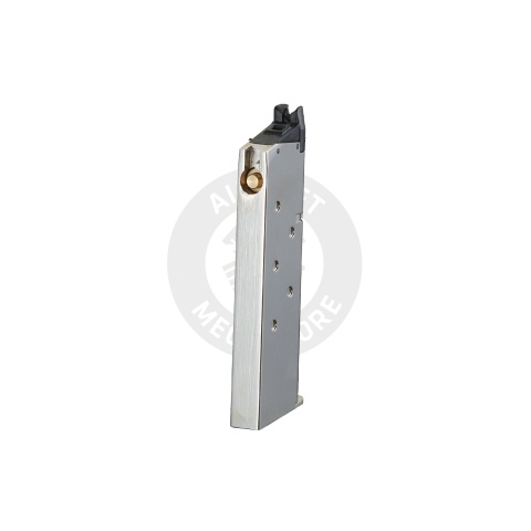 Golden Eagle Airsoft 1911 28 Round Single Stack Magazine for GE3307 (Silver)