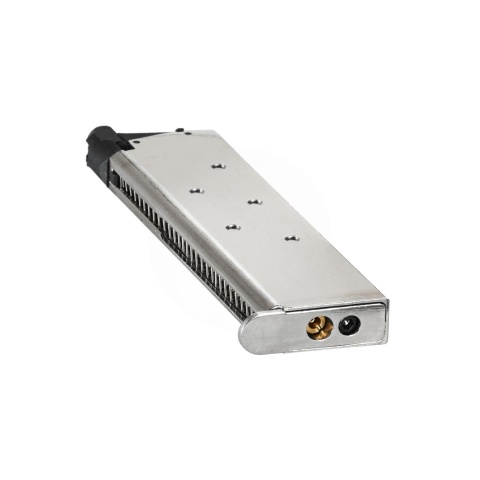 Golden Eagle Airsoft 1911 28 Round Single Stack Magazine for GE3307 (Silver)