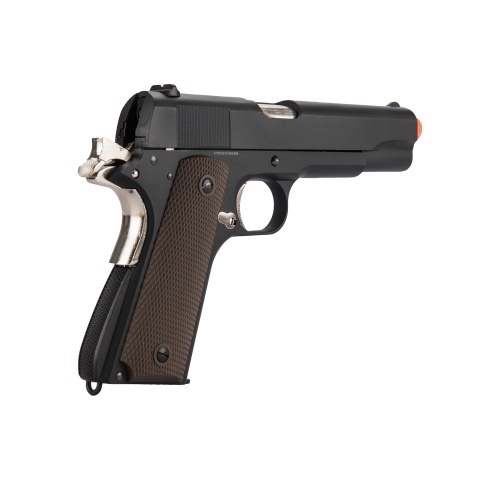 Golden Eagle IMF 3306 1911A1 Gas Blowback Airsoft Pistol - BLACK / SILVER