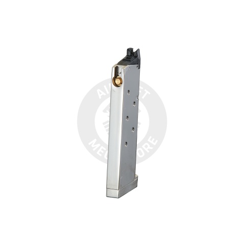 Golden Eagle Airsoft 1911 28 Round Single Stack Magazine for GE3308 (Silver)