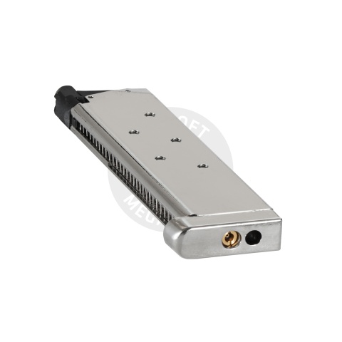 Golden Eagle Airsoft 1911 28 Round Single Stack Magazine for GE3308 (Silver)
