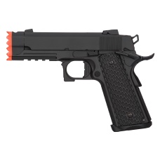 Golden Eagle IMF 3308 Hi Capa Semi-Auto GBB Metal Pistol w/ Integrated Muzzle Break (Color: Black)