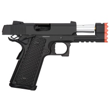 Golden Eagle IMF 3308 Hi Capa Semi-Auto GBB Metal Pistol w/ Integrated Muzzle Break (Color: Black)