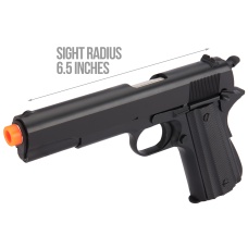 Golden Eagle IMF 3311 1911A1 Gas Blowback Airsoft Pistol - BLACK