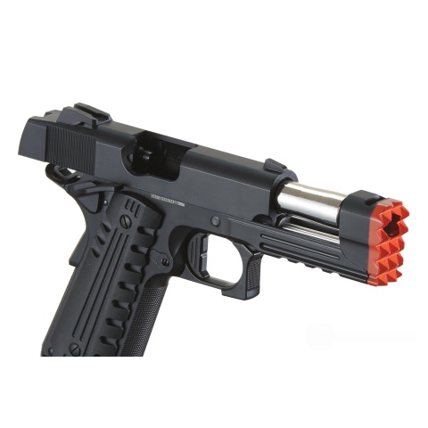Golden Eagle 3316 1911 Gas Blowback Airsoft Pistol w/ Muzzle Brake
