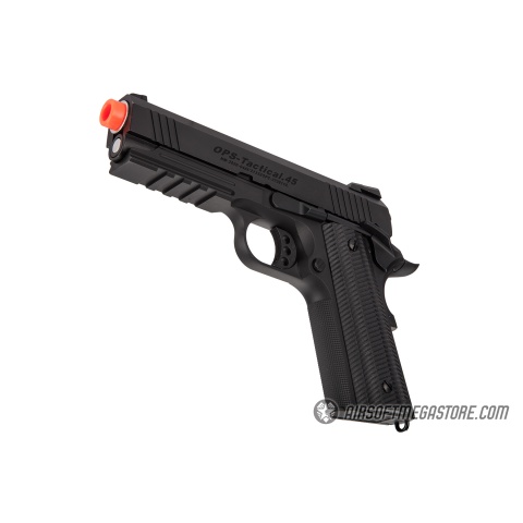 Golden Eagle MF 3332 OTS Tactical .45 Gas Blowback Airsoft Pistol - BLACK