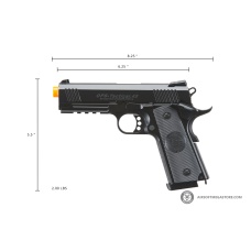 Golden Eagle 3324 1911 Gas Blowback Airsoft Pistol 