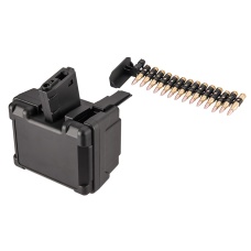 Golden Eagle MCR Light Machine Gun LMG Airsoft AEG Rifle [Short Barrel] - BLACK