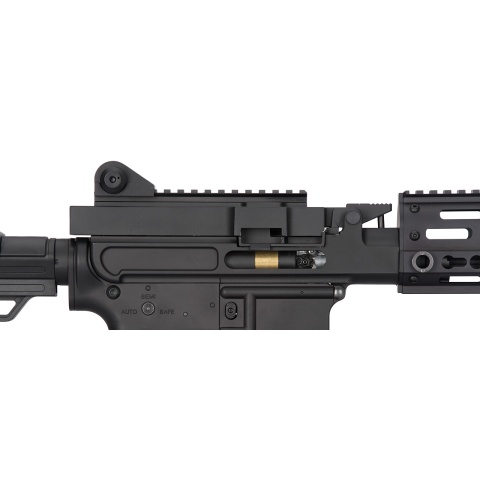 Golden Eagle MCR Light Machine Gun LMG Airsoft AEG Rifle [Short Barrel] - BLACK