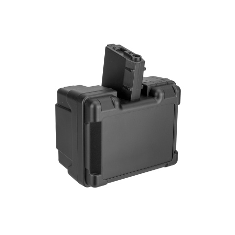 Golden Eagle 2600 Round Auto Winding LMG Magazine for GE66 (Color: Black)