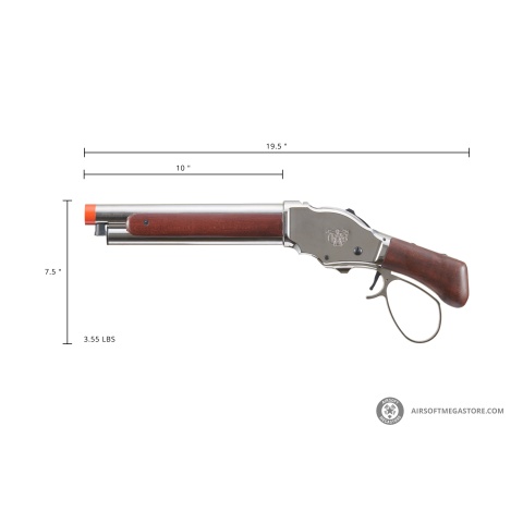 Golden 1887 Eagle Compact Wide Lever Action Shotgun (Silver)