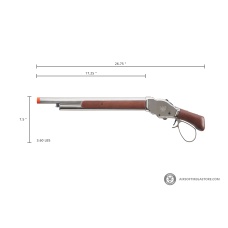 Golden Eagle 1887 Wide Lever Action Shotgun (Silver)