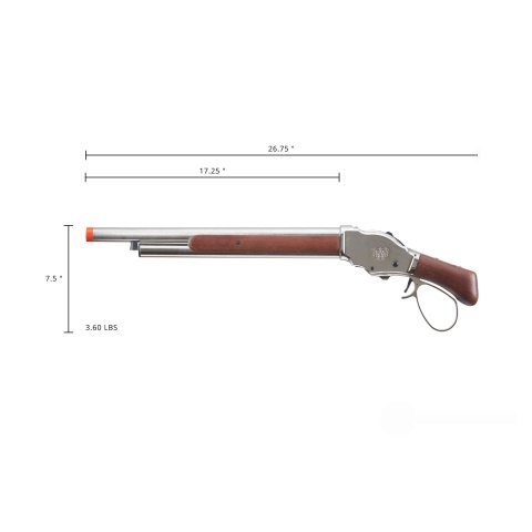 Golden Eagle 1887 Wide Lever Action Shotgun (Silver)