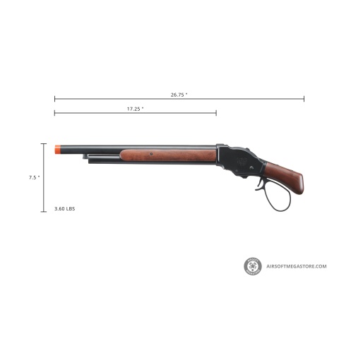 Golden Eagle 1887 Wide Lever Action Shotgun (Black)