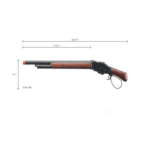 Golden Eagle 1887 Wide Lever Action Shotgun (Black)