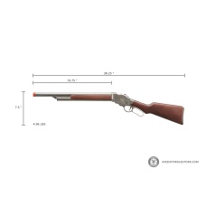 Golden Eagle 1887 Long Lever Action Shotgun (Silver)
