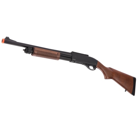 Golden Eagle M870 3/6-Shot Pump Action Gas Airsoft Shotgun - WOOD