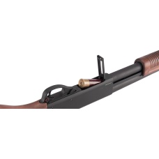 Golden Eagle M870 3/6-Shot Pump Action Gas Airsoft Shotgun [Sawed-Off] - WOOD