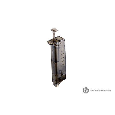 Golden Eagle Airsoft M870 MP M-LOK Style 3/6-Shot Pump Action Gas Shotgun - Black with Shell Holder