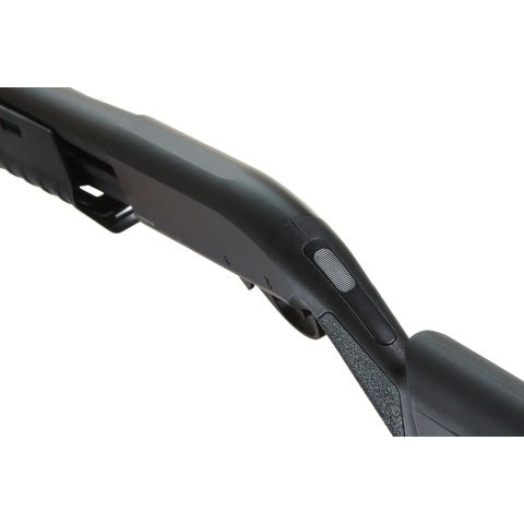 Golden Eagle Airsoft M870 MP M-LOK Style 3/6-Shot Pump Action Gas Shotgun - Black