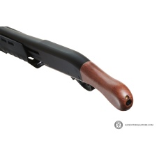 Golden Eagle Tactical M870 3/6-Shot Pump Action Gas Airsoft Shotgun [Sawed-Off] - WOOD