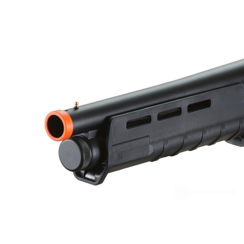 Golden Eagle Tactical M870 3/6-Shot Pump Action Gas Airsoft Shotgun [Sawed-Off] - WOOD