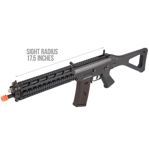 GHK Tactical SG551 Gas Blowback Airsoft Rifle - BLACK