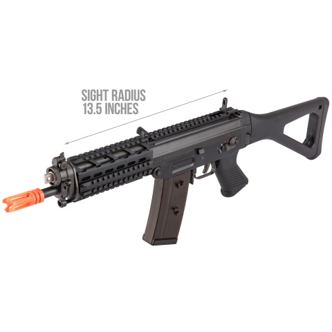GHK Tactical SG551 Gas Blowback Airsoft Rifle - BLACK