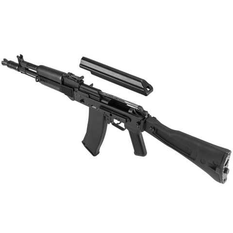 GHK AK74 GK105 Steel Receiver Polymer Gas Blowback Airsoft Rifle - BLACK
