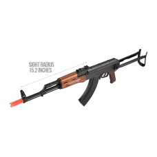 GHK AK GKMS Gas Blowback AKMS Airsoft Rifle - WOOD