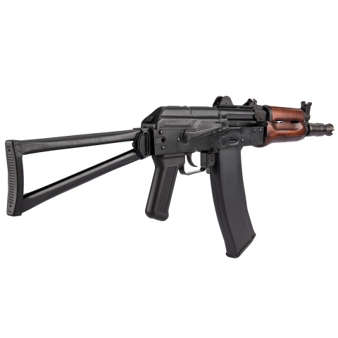 GHK AK GKS74U Gas Blowback AK74U Airsoft Rifle - WOOD