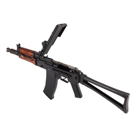 GHK AK GKS74U Gas Blowback AK74U Airsoft Rifle - WOOD