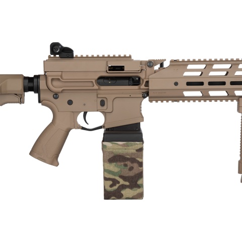 G&G CM16 LMG Airsoft Light Machine Gun AEG - TAN