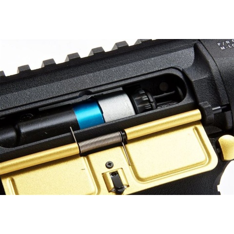 G&G CM16 ARP9 Stealth Gold PDW AEG (Color: Black / Gold)