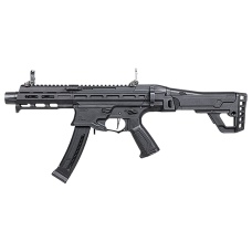 G&G Enhanced Version MXC9 Airsoft Sub-Machine Gun Rifle (Color: Black)