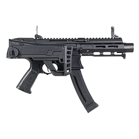 G&G Enhanced Version MXC9 Airsoft Sub-Machine Gun Rifle (Color: Black)