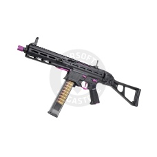 G&G Striker PCC45 SMG AEG Airsoft Rifle (Color: Black & Purple)