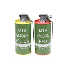 G&G Mock M18 Smoke Grenade BB Bottle Set (Color: Red & Yellow)