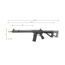 G&G TR16 MBR 556WH Full Metal Airsoft AEG with M-LOK Handguard (Color: Black)