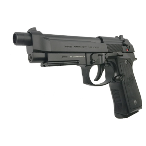 G&G Full Metal M92F Gas Blowback Airsoft M9 Pistol (Color: Black)