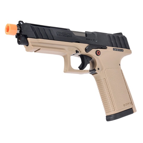 G&G GTP-9 Gas Blowback GBB Airsoft Pistol - TAN / BLACK