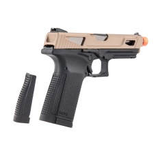 G&G GTP9 MS Gas Blowback Airsoft Pistol (Color: Black / Desert Tan)