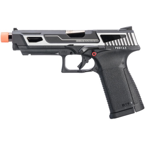 G&G GTP9-MS Metal Slide Gas Blowback Airsoft Pistol (Color: Silver)
