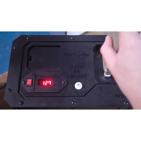 GunPower High Speed Electric Automated BB Speed Loader (Color: Black)