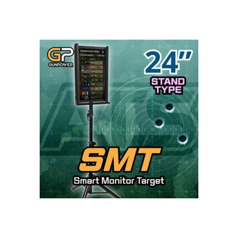 GunPower 24 inch / Vertical SMT Complete Professional Target System w/ Stand