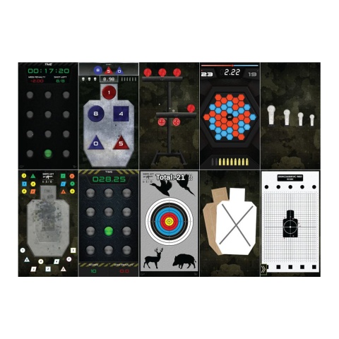 GunPower 32 inches / Vertical SMT Complete Professional Target System w/ Stand